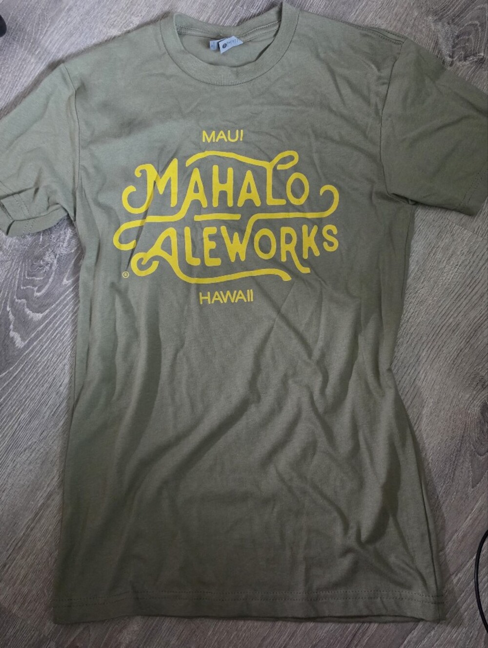 Maui Hawaii Graphic T-Shirt Olive Green